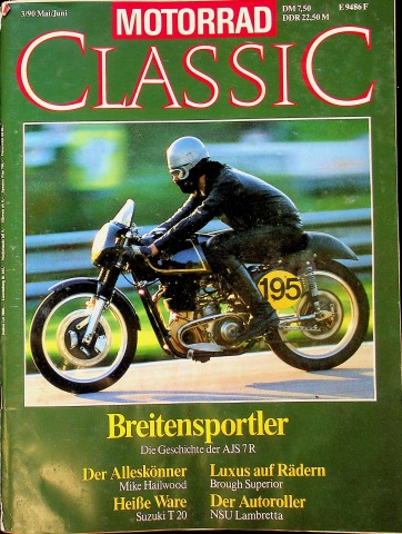 Deckblatt Motorrad Classic (03/1990)
